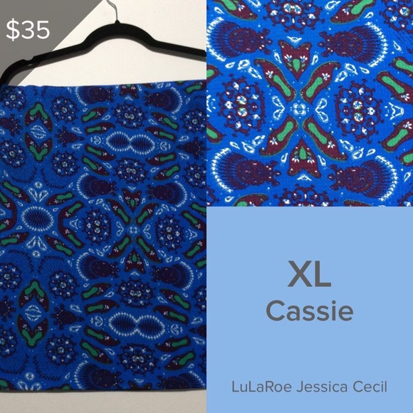 XL LuLaRoe Cassie - Picture 1 of 1